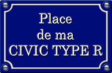 PLACE DE MA HONDA CIVIC TYPE R