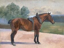Study & Portrait of a Horse & Around 1900/1920 & Painting on Canvas & France