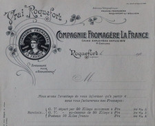Facture 1920 VRAI ROQUEFORT