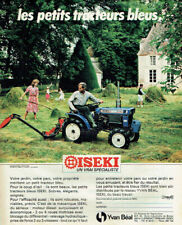1981 Advertising 0221 Advertising Yvan Béal Tractor Blue Iseki