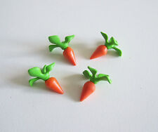 PLAYMOBIL (T1255) FARM - Lot of 4 Planting Carrots 4131