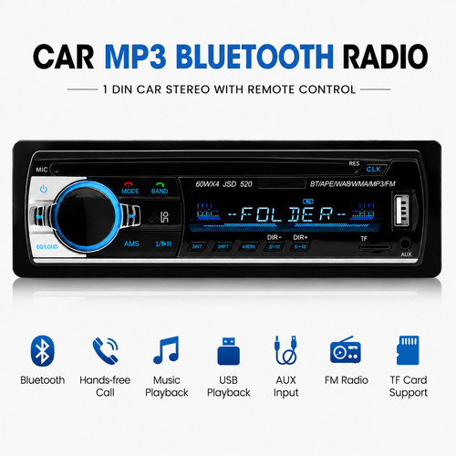 Bluetooth car stereo - bluetooth, audio