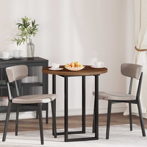 Round table top dark brown - round,