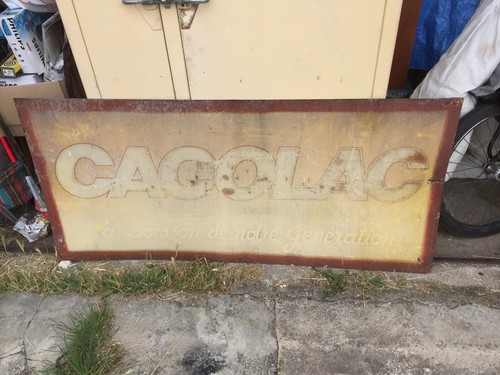 Ancienne grande plaque - ancienne,