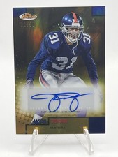 Jason Sehorn 2024 Topps Finest #FBA-JS Gold Auto /50 New York Giants