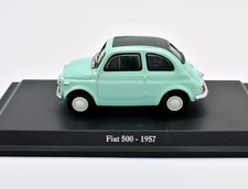 Miniature voiture 1:43 Fiat 500 Céleste Norev ancienne Modèle diecast Véhicules