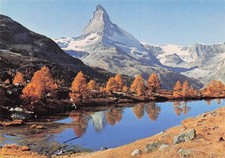 SUISSE ZERMATT LE CERVIN AVEC LE GRINDJISEE