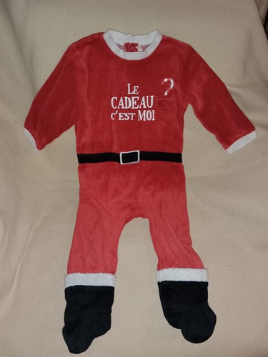Pyjama grenouillère rouge - , de