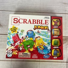 Hasbro Gaming Scrabble Junior Crossword Game Made in USA