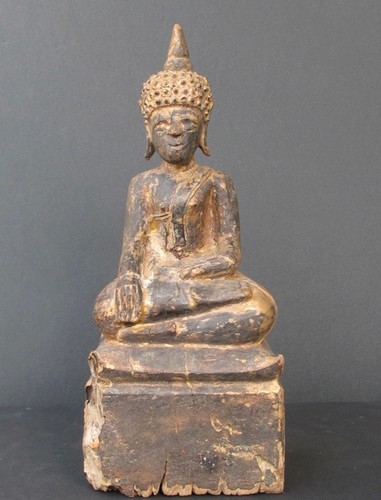 Antique bouddha bois - antique, en