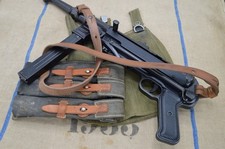 Écharpe en cuir MP 40/38 armée allemande WW2 100% fait main - TOP REPRO