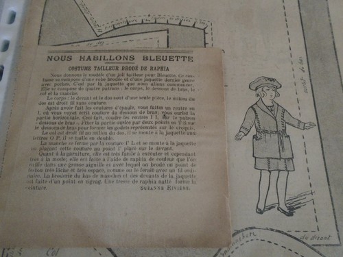 Patron original poupee - , "