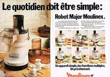 ADVERTISEMENT ADVERTISING 055 1979 MOULINEX le ROBOT MAJOR MOULINETTE (2p 23.5.15