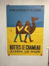 Rare affiche ancienne Botte Le