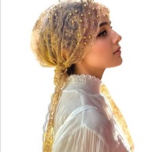 foulard en soie Couleur Café