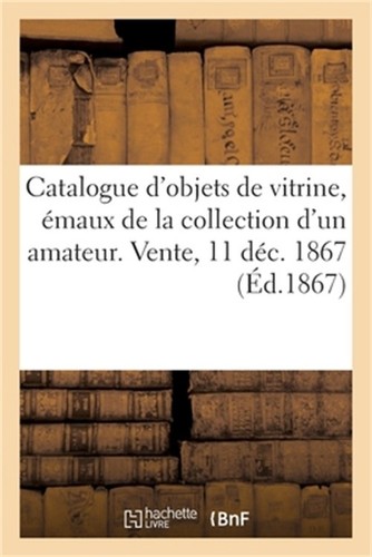 Catalogue objets vitrine - d'objets, de
