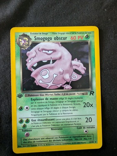 Carte pokémon smogogo obscur - smogogo,