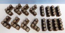 16X Architects of War Gabions wickerworks military fortifications 28mm painted