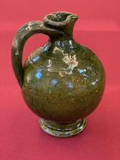 Vintage Painted Terracotta Jug