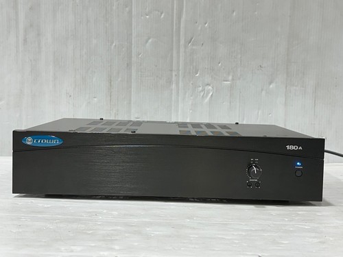 Crown 180a power amplifier - crown,