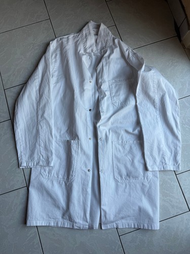 Tablier travail blouse blanche - tablier,