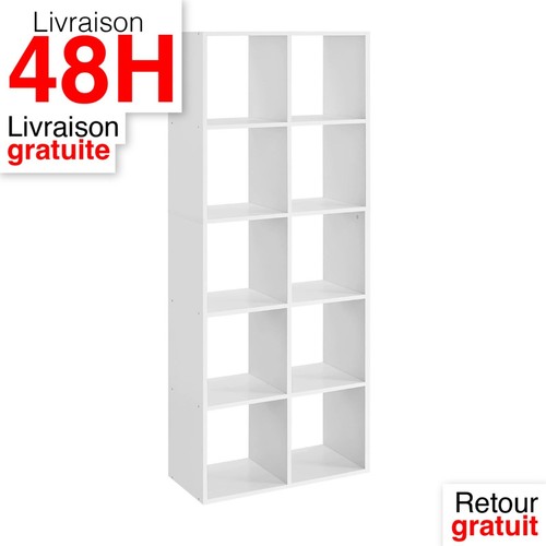 Vasagle bibliothèque cubes - 10,