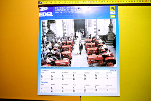 Calendrier tracteurs 2003 - ,