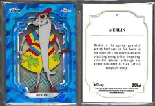Topps Chrome Disney Sapphire 2024 #29 Merlin The Sword in the Stone Card