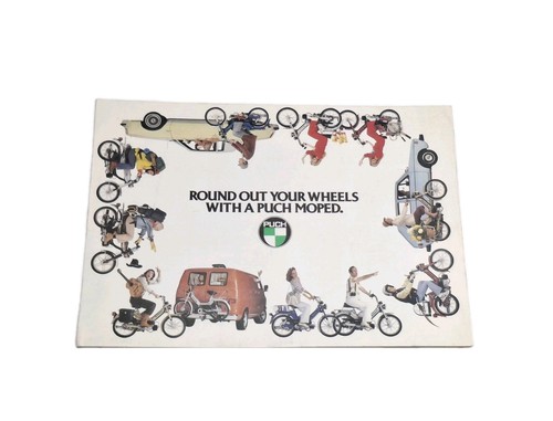 Puch moped foldout brochure - puch,