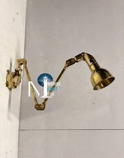 Long Arm Modern Vintage Style Light Wall Swinger Arm Brass Stretchable Lamp