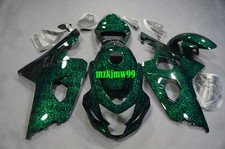 Green Forged Carbon Fiber Fairing Kit For Suzuki GSXR600/750 2004-2005
