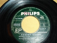Robert Cogoi ‎– Monica 7'' 45 RPM EP (POCHETTE MANQUANTE)