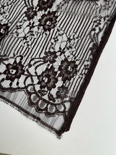 Coupon noire couture 3m80 - coupon,