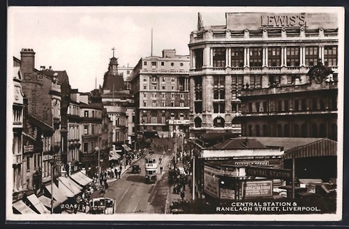 Carte postale liverpool - postale,