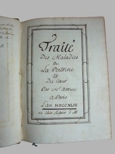 3  manuscrits LIVRE Milieu 18e