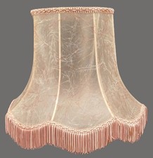 Abat jour vintage en peau 