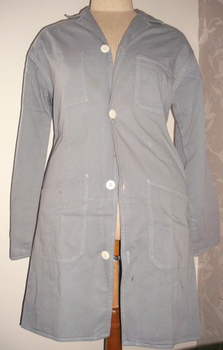 Blouse atelier grise bleu - d'atelier,