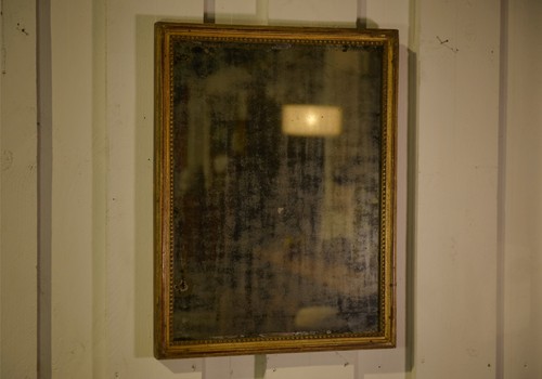 Miroir patine origine dorée - miroir,