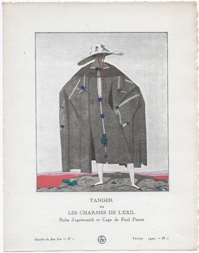 Georges lepape robe - "robe, paul