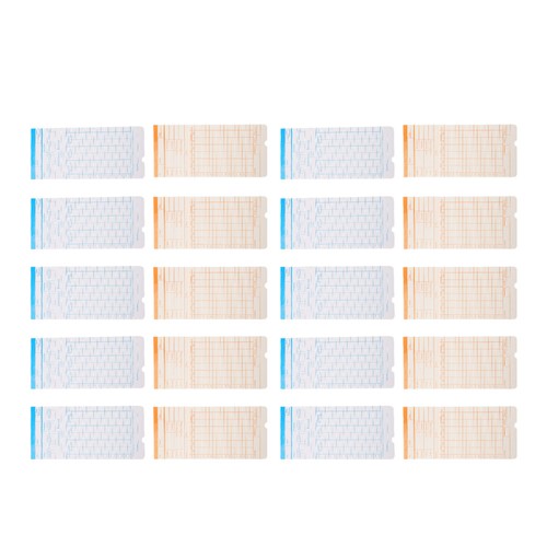 100 sheets pointeuse - sheets, horaire