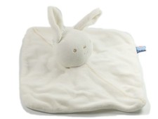 Doudou plat lapin blanc Sucre
