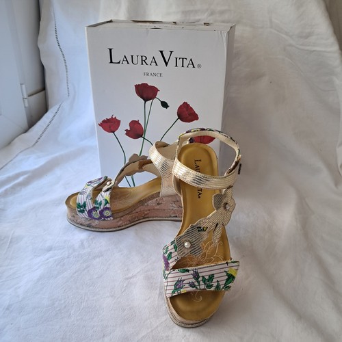 Sandales compensées laura - sandales,