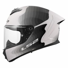 Casque LS2 FF820 Rapid III Flow blanc brillant gris