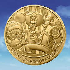 FRANCE 2025 MINI MEDAILLE MONNAIE DE PARIS ONE PIECE - CHOPPER BROOK USOPP