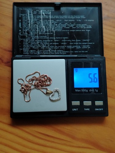 Collier pendentif cœur - , or