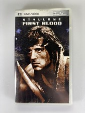 RARE HTF OOP Sony PSP UMD - First Blood (UMD-Movie, 2005) Stallone Rambo TESTED