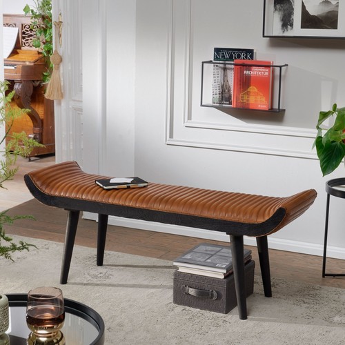 Finebuy banc cuir véritable - finebuy,