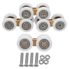  4 roulettes coulissantes pour