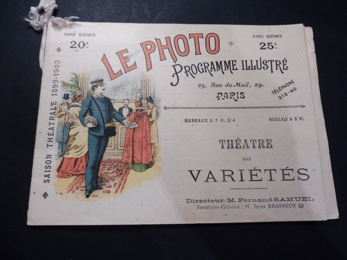 Ancien programme illustrer - programme, le