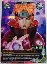Carte Naruto CCG Collectible Card Game 158 Foil neuf Pain Prism